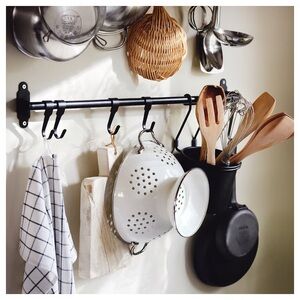 Brand new IKEA HULTARP kitchen rail organizer set
